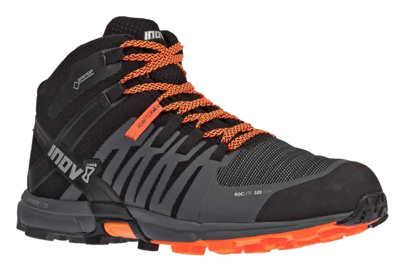 Inov8 Roclite 320 GTX Mens Trail Running Shoe in Black and Grey-7