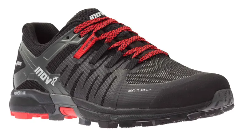 Inov8 Roclite 315 GTX Mens Trail Running Shoe in Black/Red-2