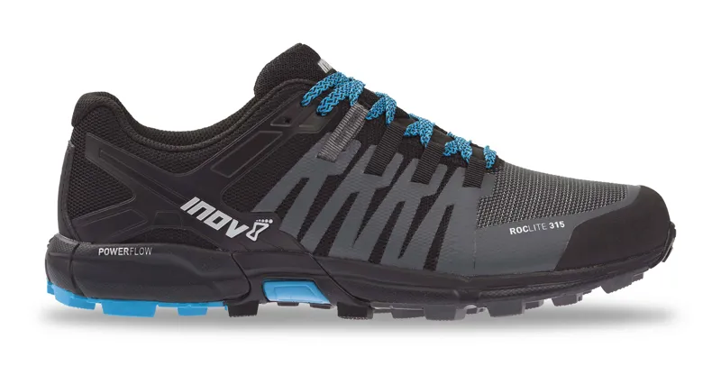 Inov8 Roclite 315 Mens Trail Running Shoe in Grey/Black/Blue