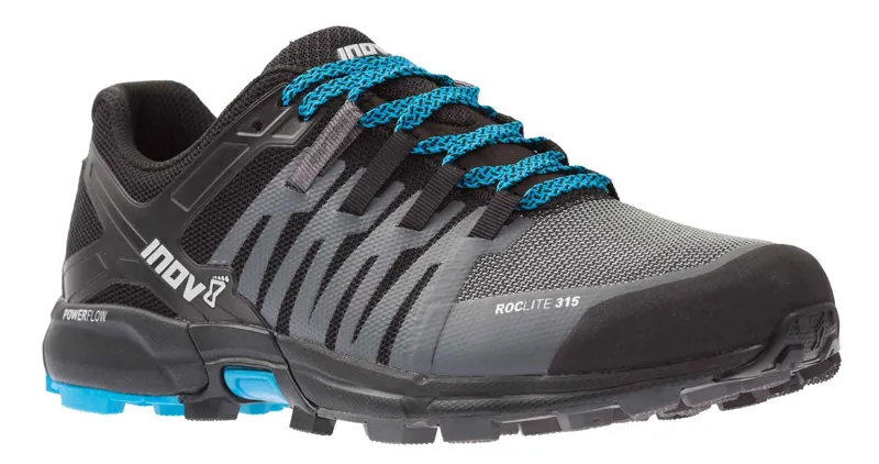 Inov8 Roclite 315 Mens Trail Running Shoe in Grey/Black/Blue-6
