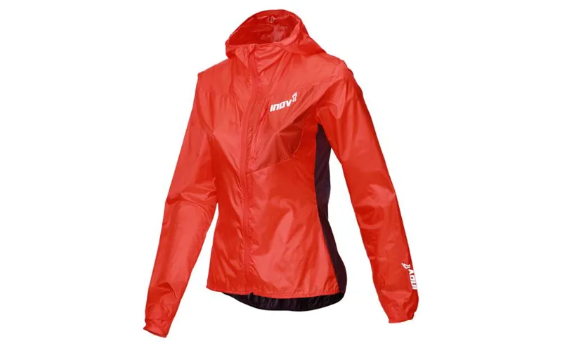 Inov8 Womens Windshell FZ in Red/Purple