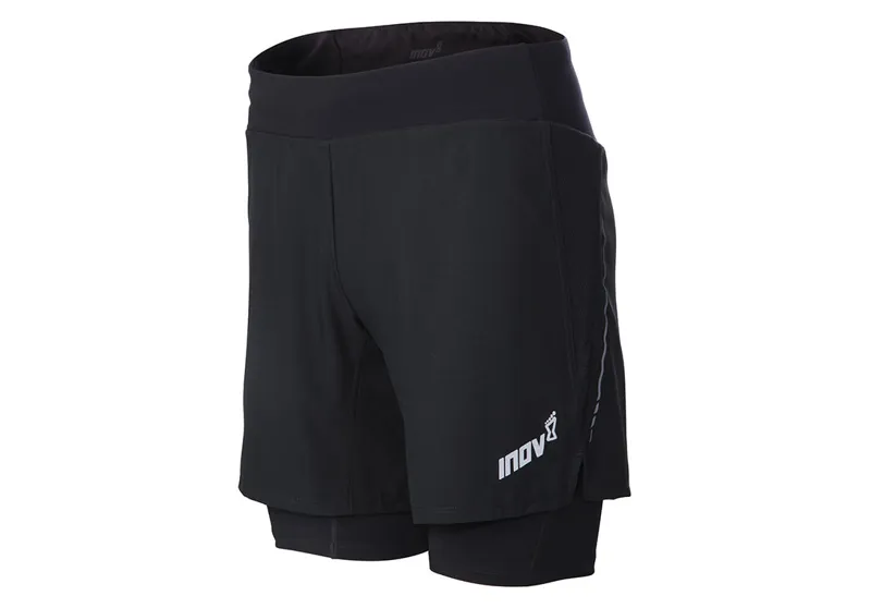 Inov8 Race Elite 7 inch Mens Trail Shorts in Black