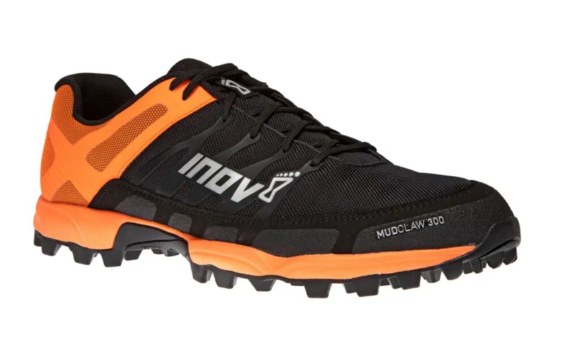 Inov8 Mudclaw 300 Womens Fell Running Shoe in Black/Orange-6