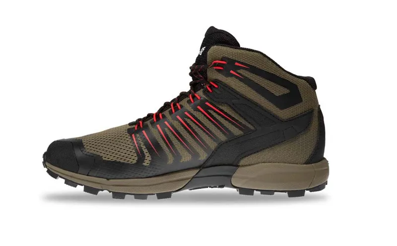 Inov8 Roclite G 345 GTX Men's Fast Hike Boot in Brown/Red-1