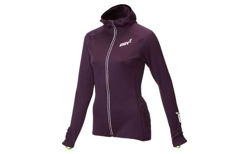 Inov8 Womens Technical Full Zip Mid Hoodie in Purple