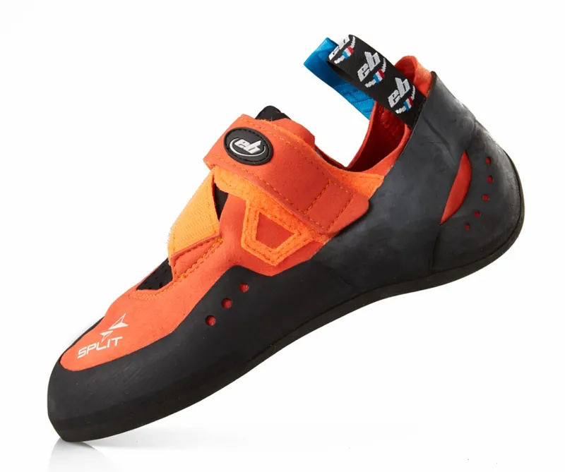 Eb Climbing Split LEFT Unisex Climbing Shoe in Black/Orange-1