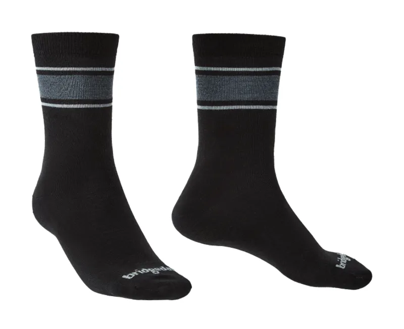 Bridgedale Everyday Ultralight Boot Sock Black/Grey