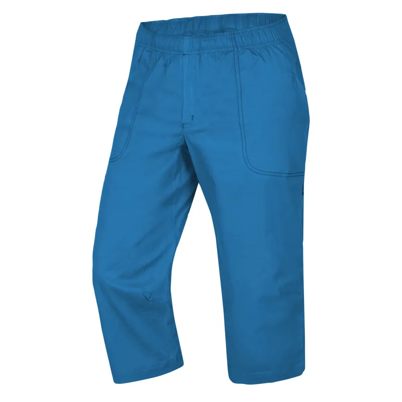 Ocun Mens Jaws 3/4 Pants in Capri Blue