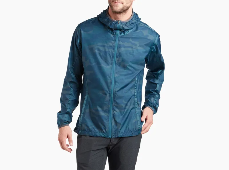 Kuhl Parajax Mens Jacket in Blue Camo