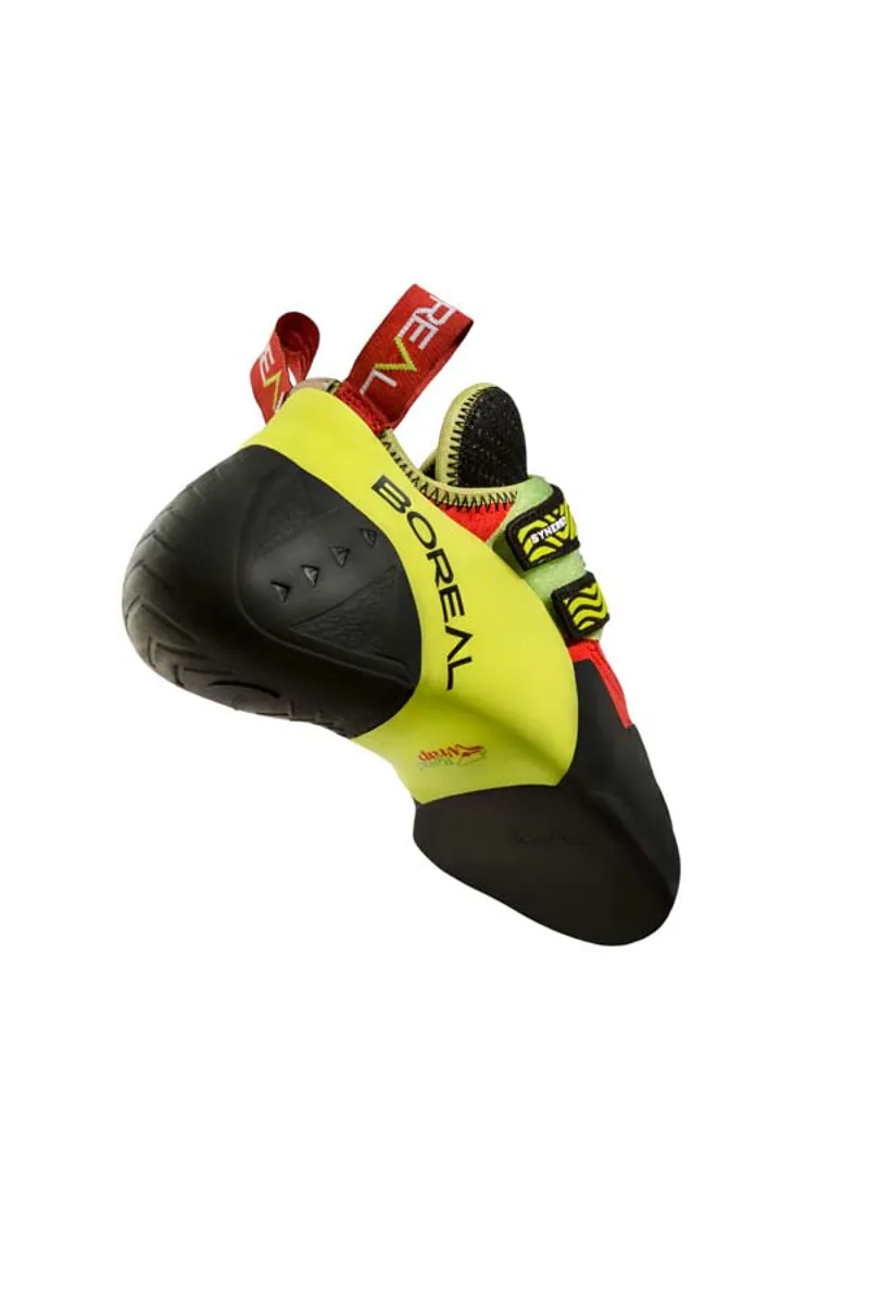 Boreal Synergy Climbing Shoe in Black/Green/Red-1