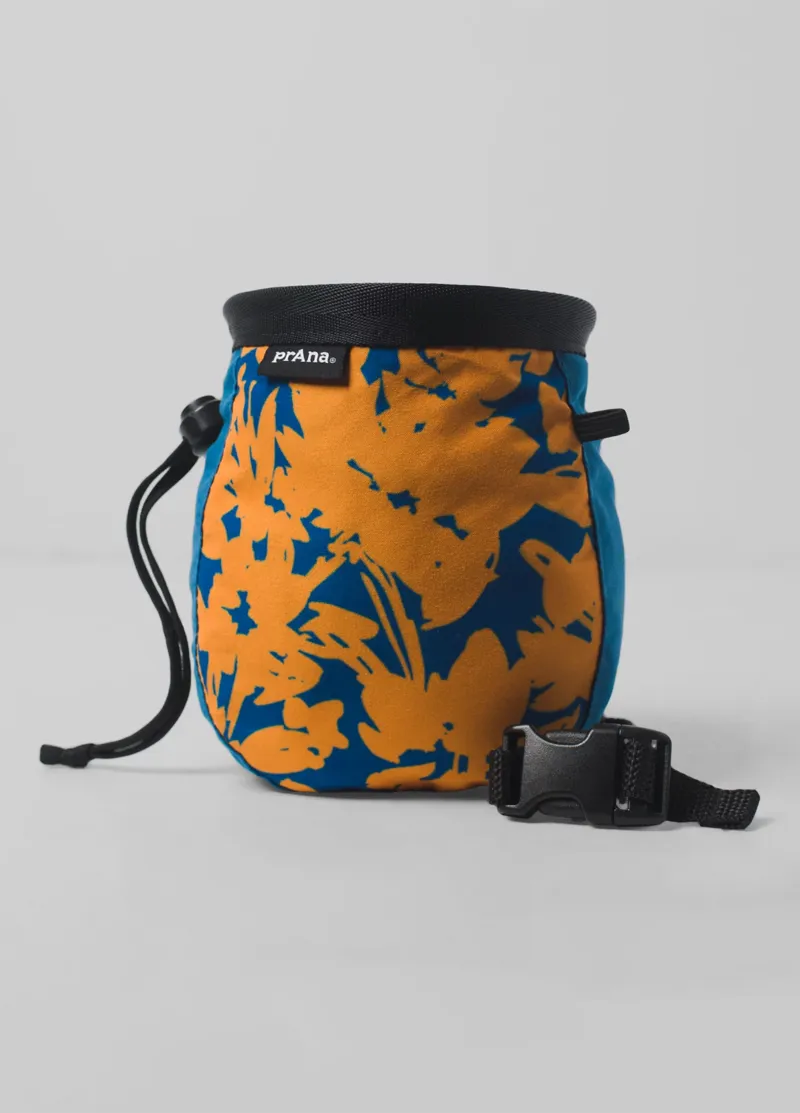 prAna Graphic Chalk Bag Climbing Faded Poppy