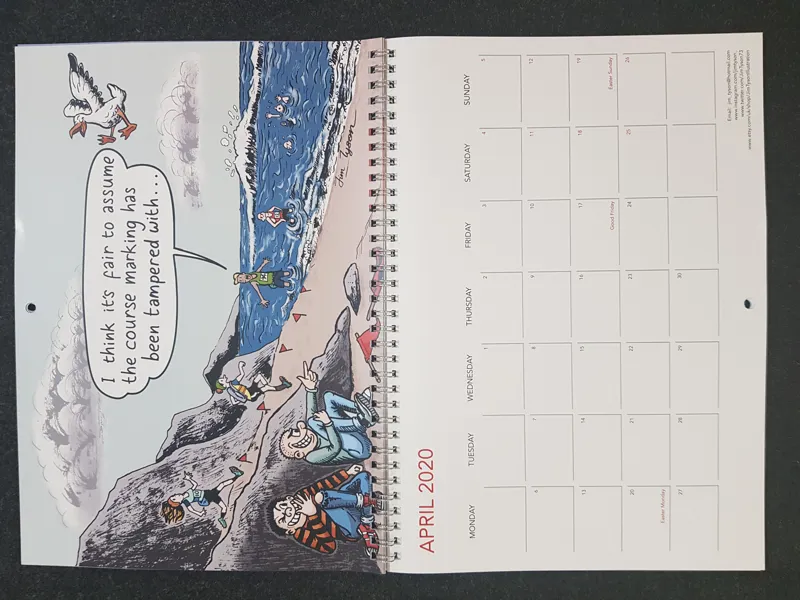 Jim Tysons Fell Running Cartoon Calendar 2020-1