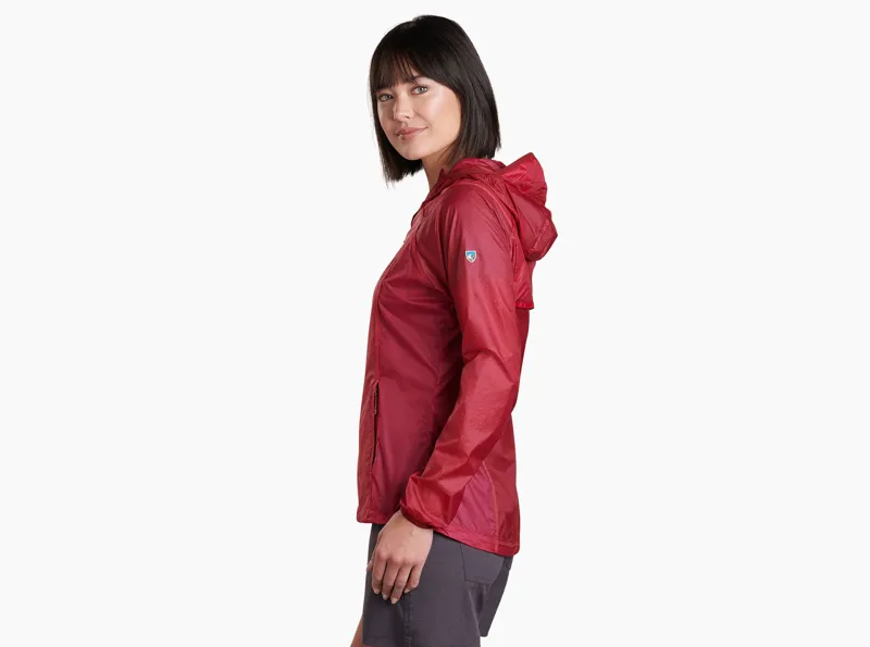 Kuhl Ws Parajax Wind Proof Jacket Womens in Berry Fusion-1