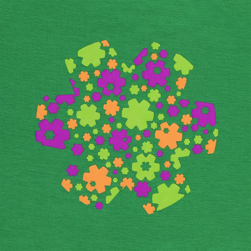 Ocun Bamboo T Meadow Womens T-Shirt in Green-2