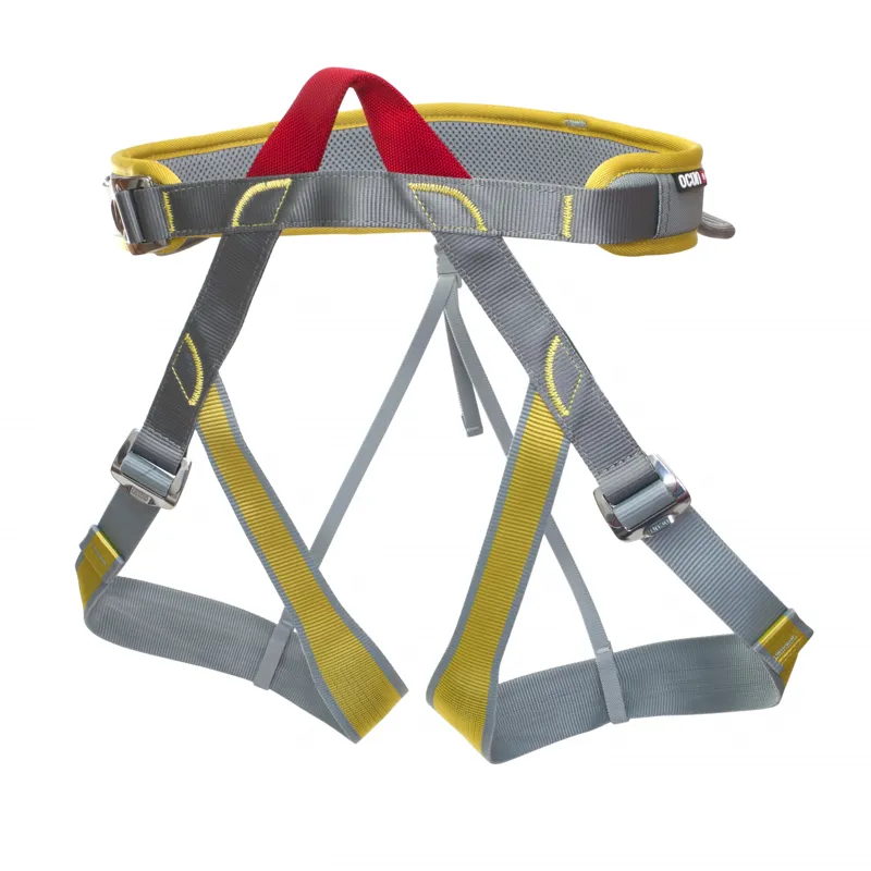 Ocun Newton Climbing Harness in Grey/Yellow