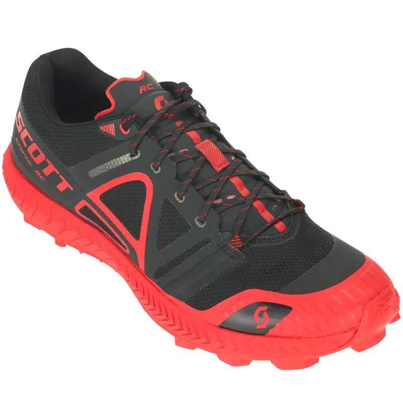 Scott Supertrac RC Men's Trail Running Shoe in Black/Red-1