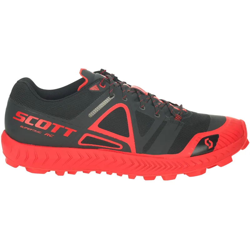 Scott Supertrac RC Men's Trail Running Shoe in Black/Red
