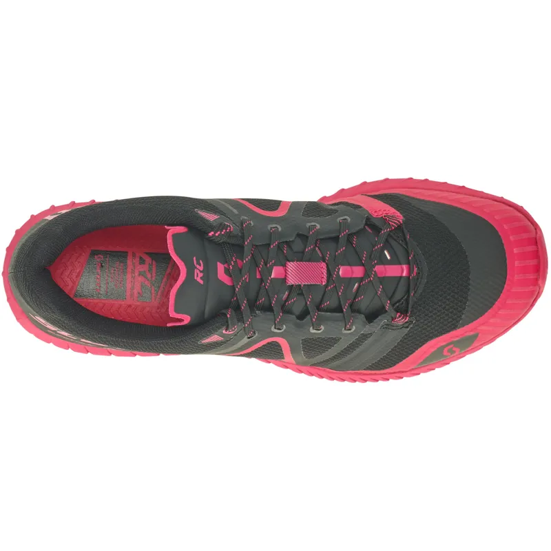 Scott Supertrac RC Womens Trail Running Shoe in Black/Pink-2