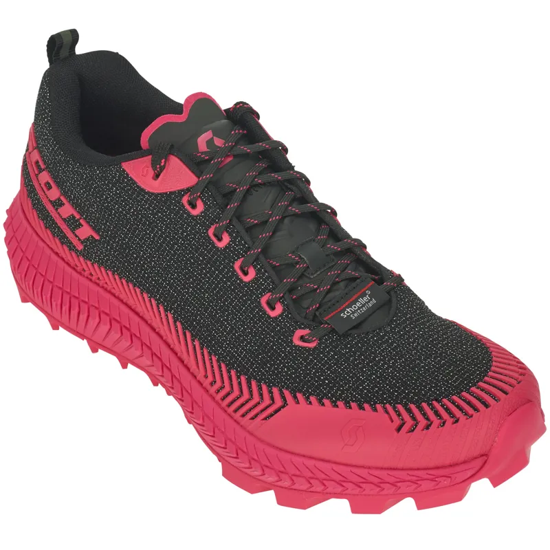 Scott Supertrac Ultra RC Womens Trail Running Shoe in Black/Pink-4