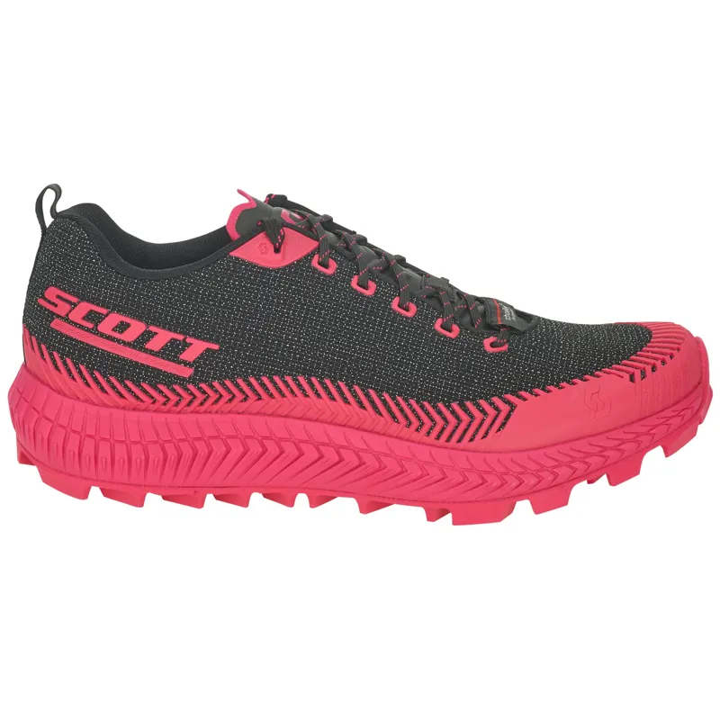Scott Supertrac Ultra RC Womens Trail Running Shoe in Black/Pink