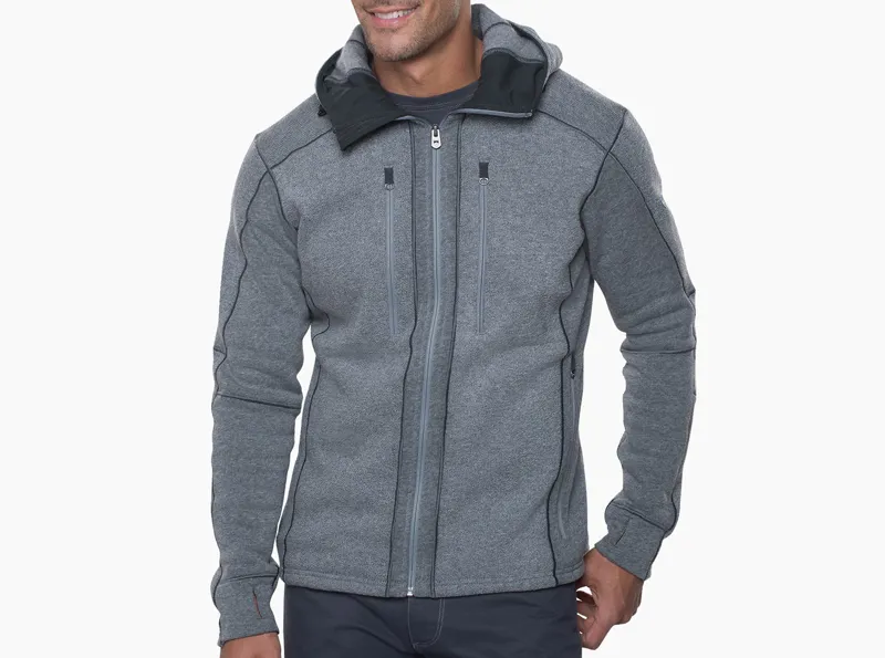 Kuhl Interceptr Hoody Mens Fleece in Shale