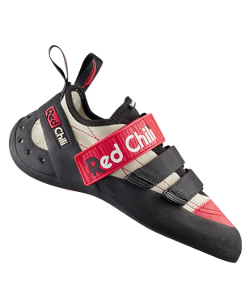 Red Chili Spirit VCR Mens Climbing Shoe in White/Red