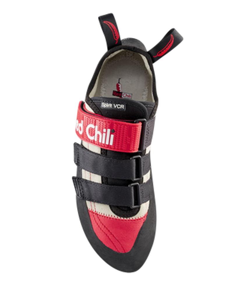 Red Chili Spirit VCR Mens Climbing Shoe in White/Red-1