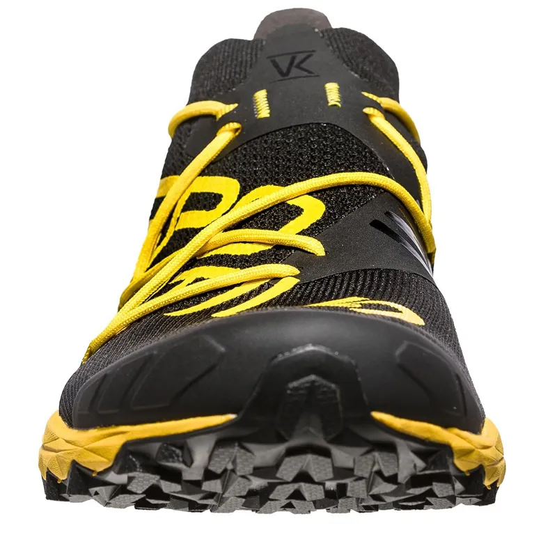 La Sportiva VK Unisex Mountain Running Shoe in Black/Yellow-1