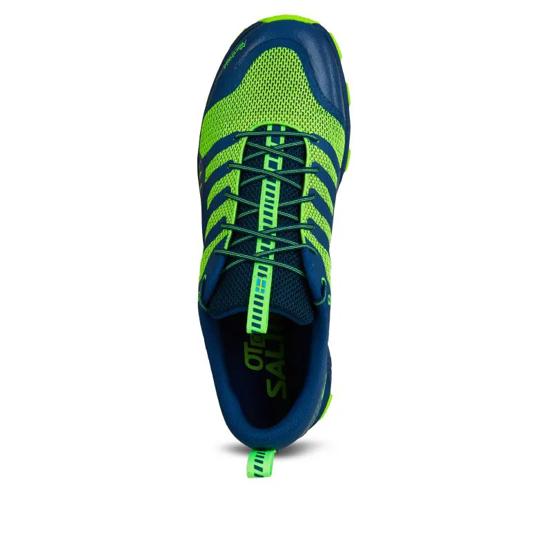 Salming OT Comp Shoe Men in Poseidon Blue/Safety Yellow-2