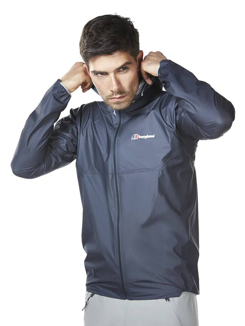 Berghaus Hyper 100 Unisex Waterproof Jacket in Dark Grey-1