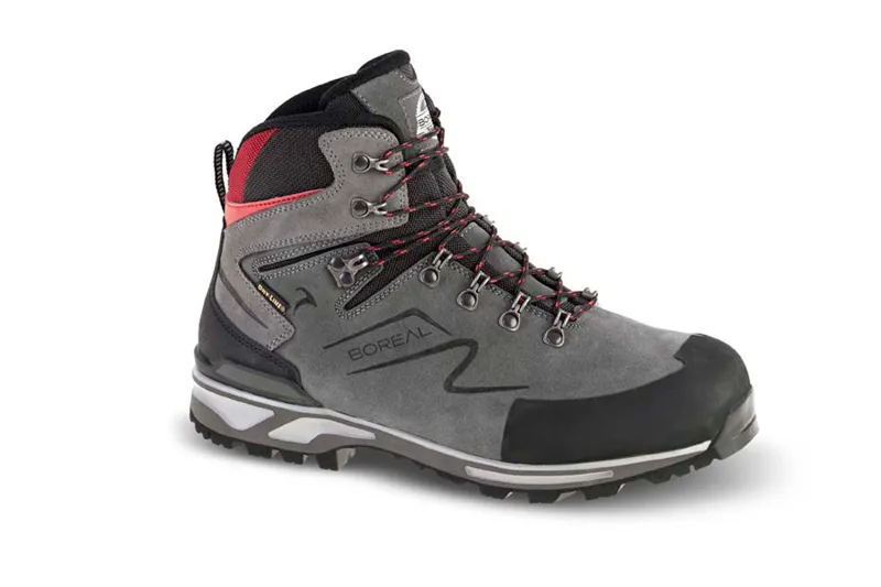 Boreal Yucatan Mens Walking Boot in Grey