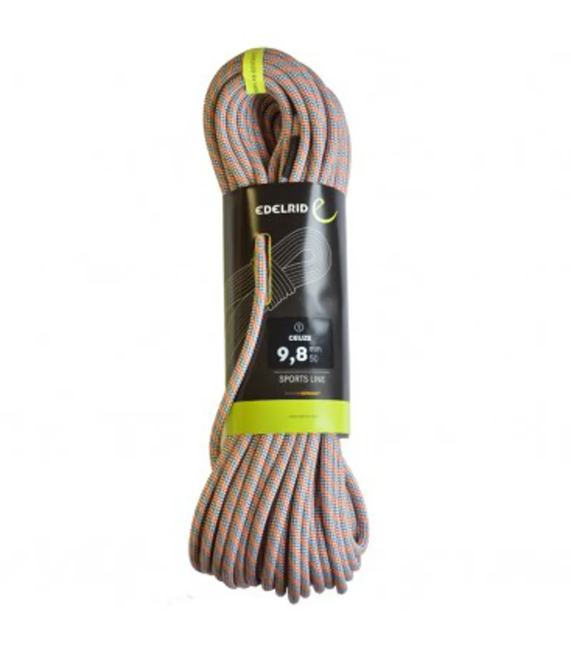 Edelrid Ceuze 9.8mm 50m Climbing Rope in Ice-Sahara
