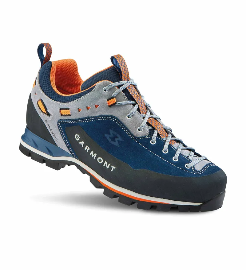 Garmont Dragontail MNT Mens Walking Shoe in Dark Blue/Orange