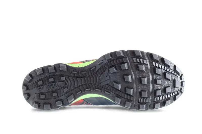 VJ Sports XTRM Unisex Trail Running Shoes in Red/Green-5