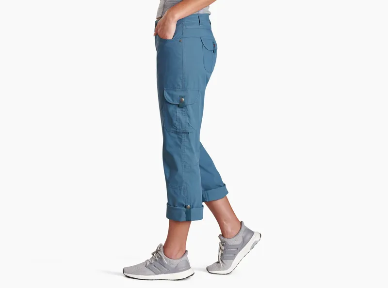 Kuhl Splash Roll-Up Womens Trouser in Deep Harbour-2