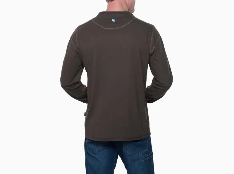 Kuhl Kommando Crew Mens Long Sleeve T-Shirt in Expresso-1
