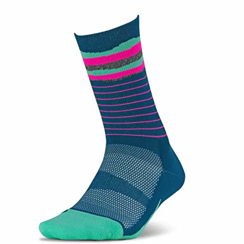 Feetures Elite L/C Mini Crew in Moroccan Blue