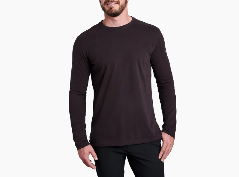 Kuhl Bravado LS Men's T-Shirt in Black Coffee