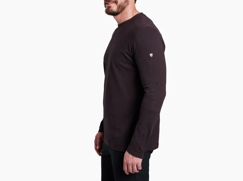 Kuhl Bravado LS Men's T-Shirt in Black Coffee-2