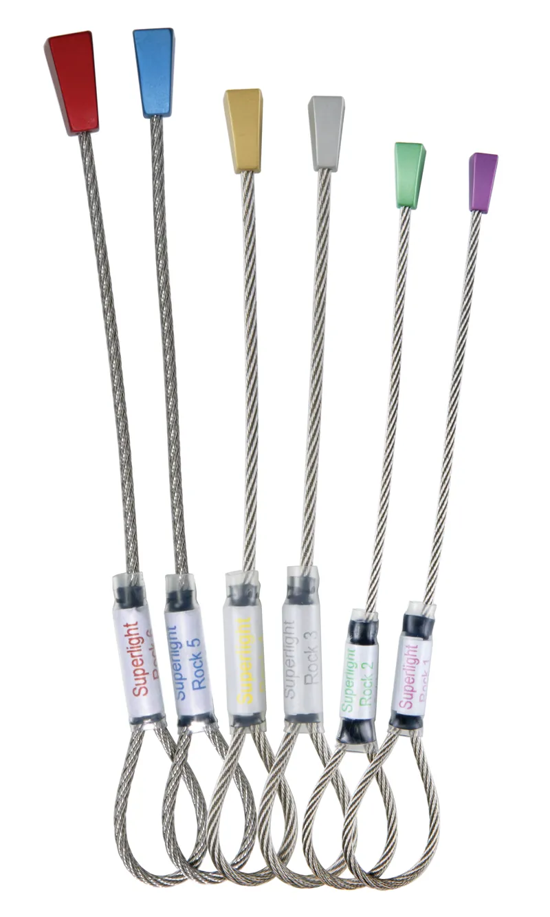 Wild Country Superlight Rock Set 1-6 Climbing Nuts-2