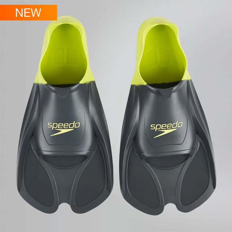 Speedo Training Fin in Grey/Green