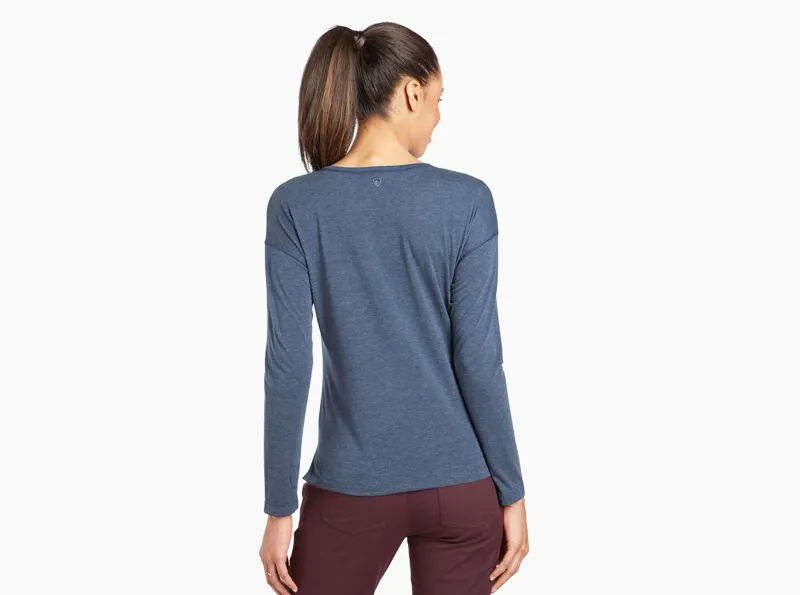 Kuhl Womens Inara Long Sleeve Top in Abyss-2