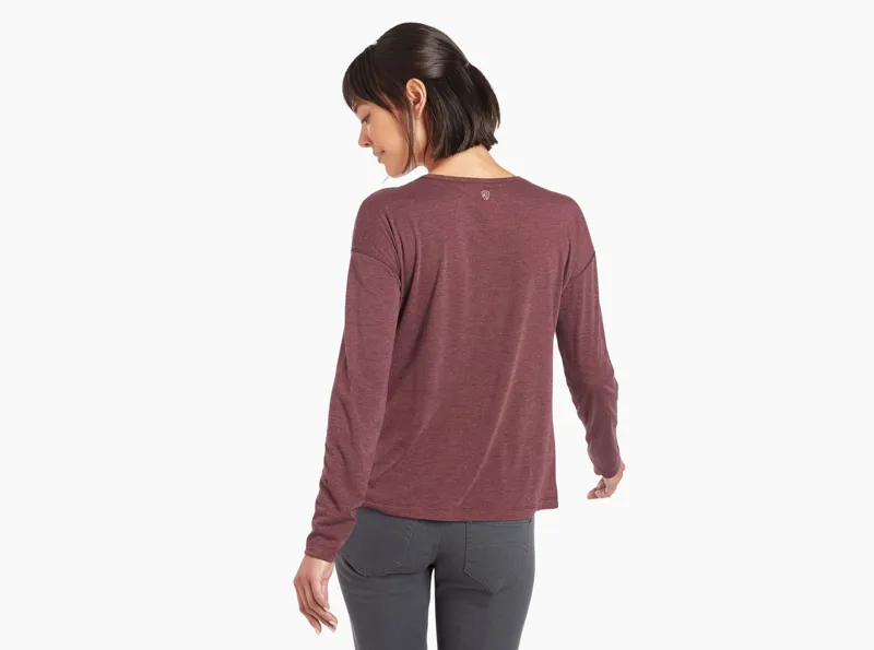 Kuhl Womens Inara LS Shirt in Wine