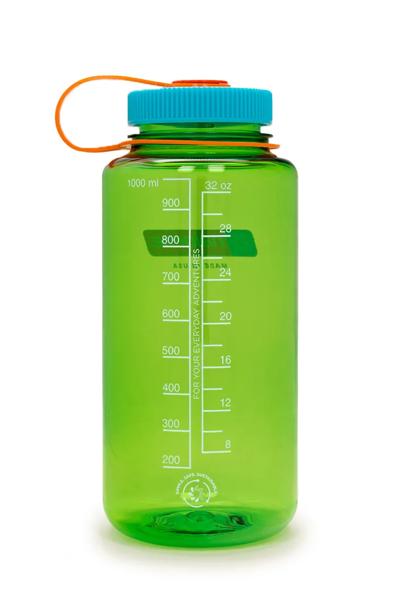 Nalgene Wide Mouth Sustain 1L/32oz Water Bottle in Pear-1