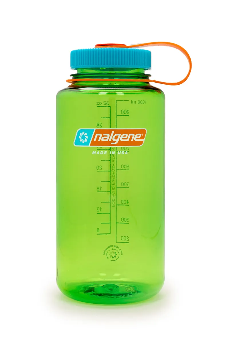 Nalgene Wide Mouth Sustain 1L/32oz Water Bottle in Pear
