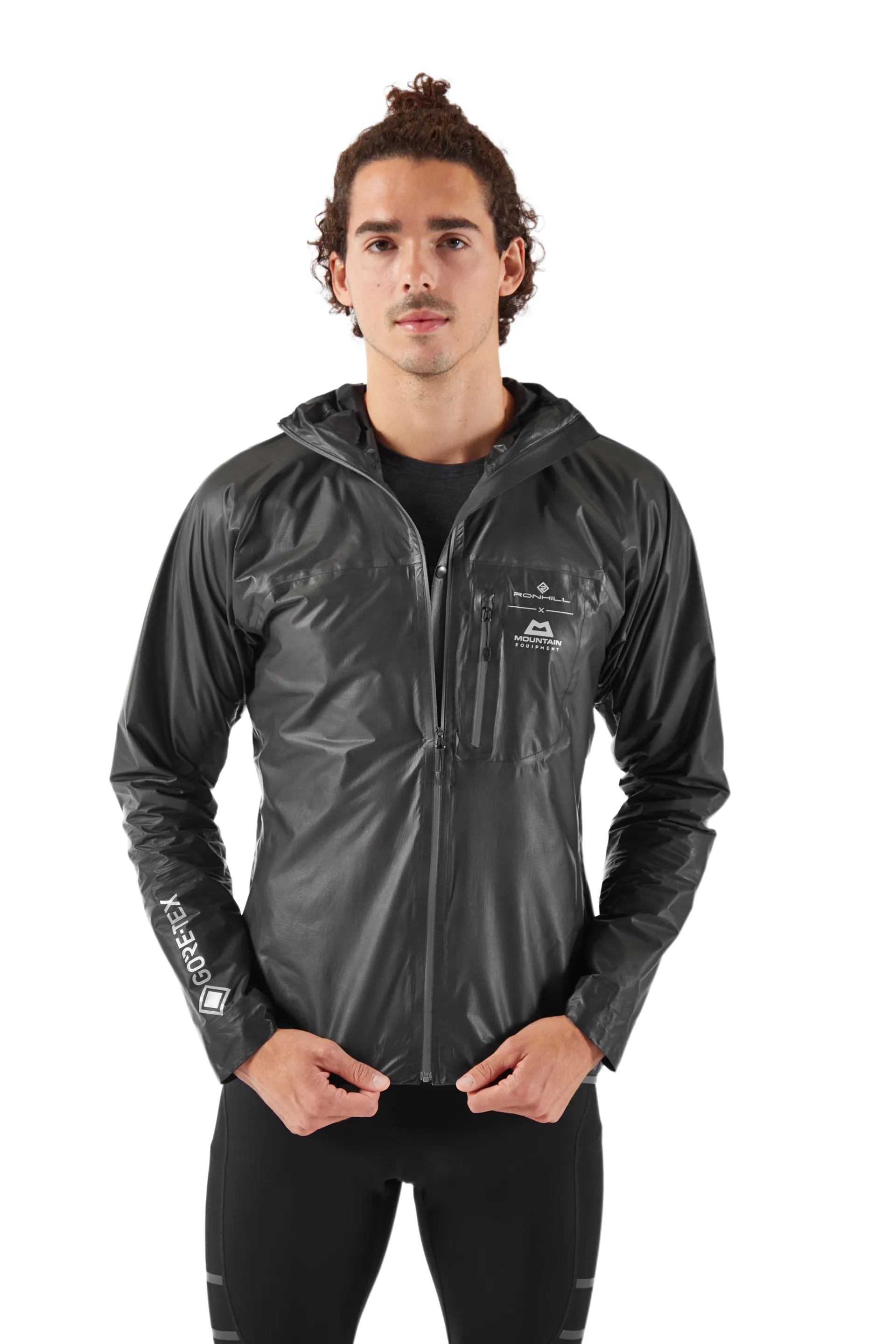Ronhill Tech Gore-Tex Men's Waterproof Running Jacket in Gunmetal