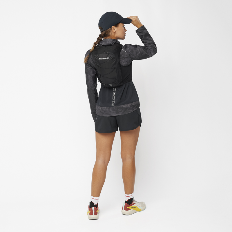 Salomon Cross Cap in Deep Black-3