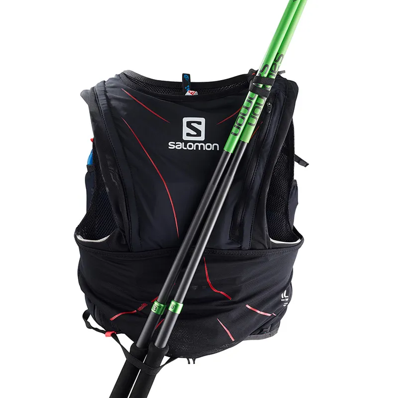 Salomon Advanced Skin 12 Set Unisex Race Vest in Black/Matador-5