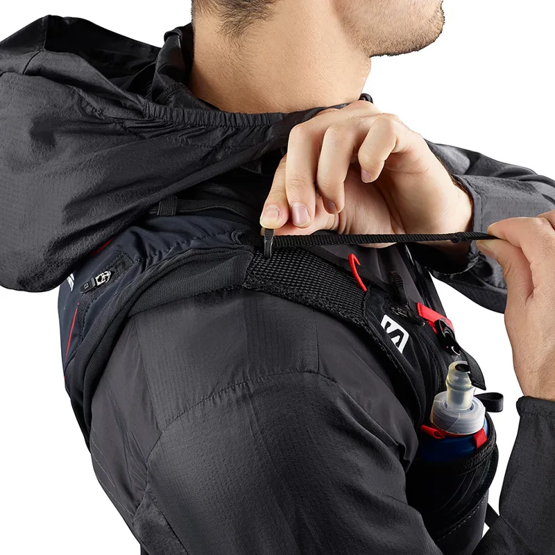 Salomon Advanced Skin 12 Set Unisex Race Vest in Black/Matador-6