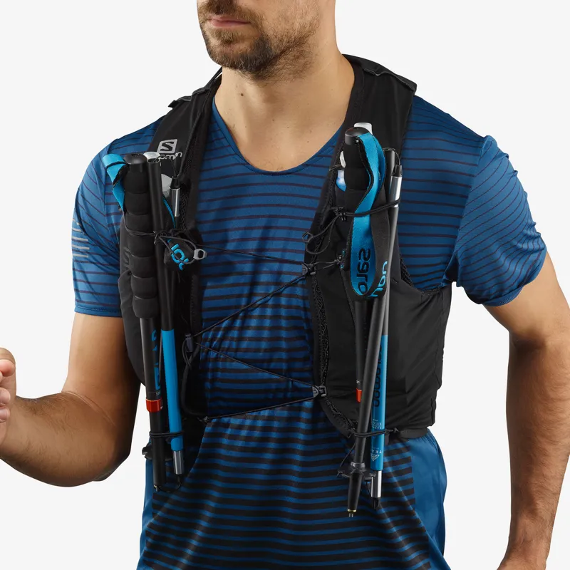 Salomon ADV Skin 12 Set Unisex Running Vest Pack Ebony